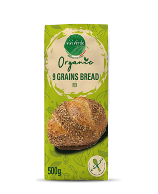 Vivi Verde Organic mix 9 Grains for Bread 500 g (17,637 oz)