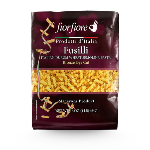 [US2102090] Fiorfiore Fusilli Pasta bronze die 13% proteins 1 lb
