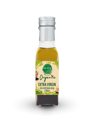 Organic Extra virgin olive oil with balsamic vinegar 125 ml (4,227 oz fl)