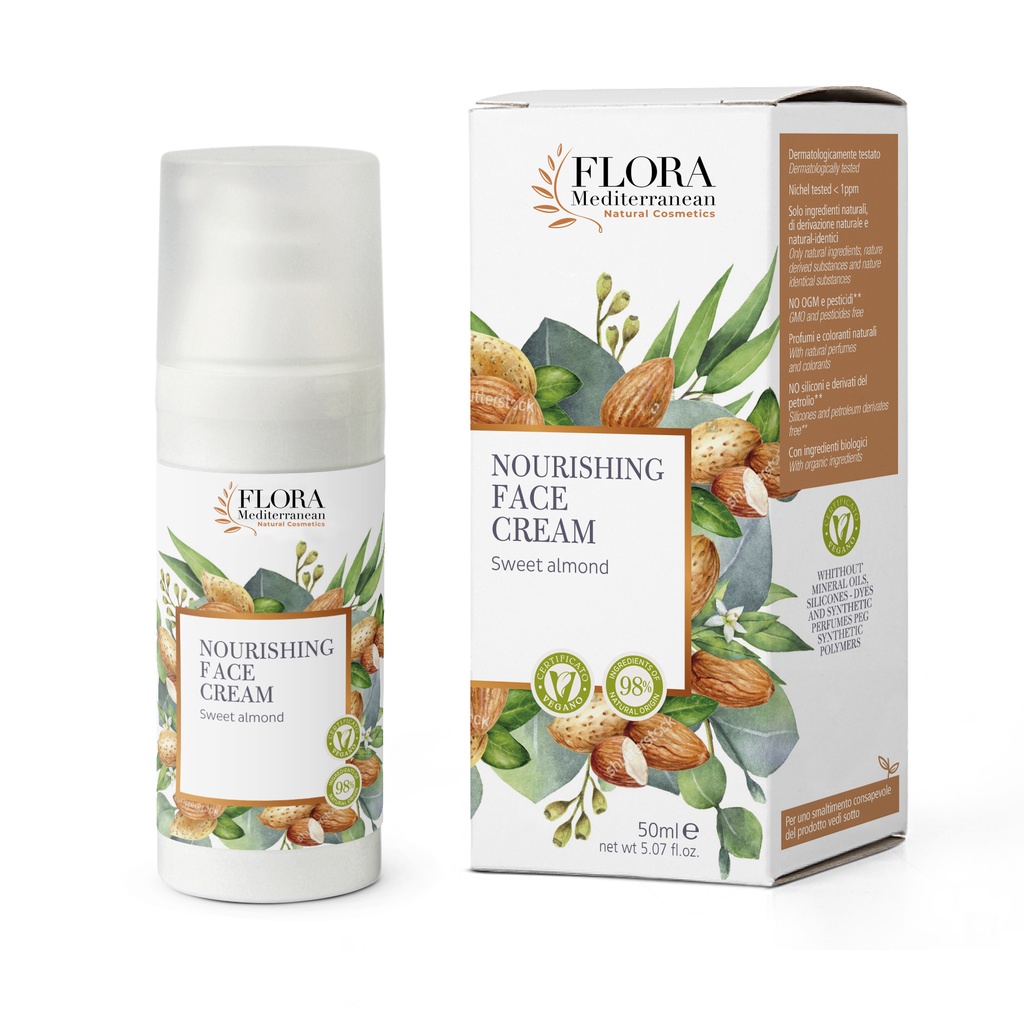 Nourishing face cream with sweet almond oil 50 ml
