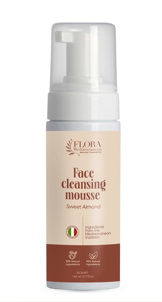 Face Cleansing mousse, delicate with sweet almond 150 ml (5.07 fl.oz)