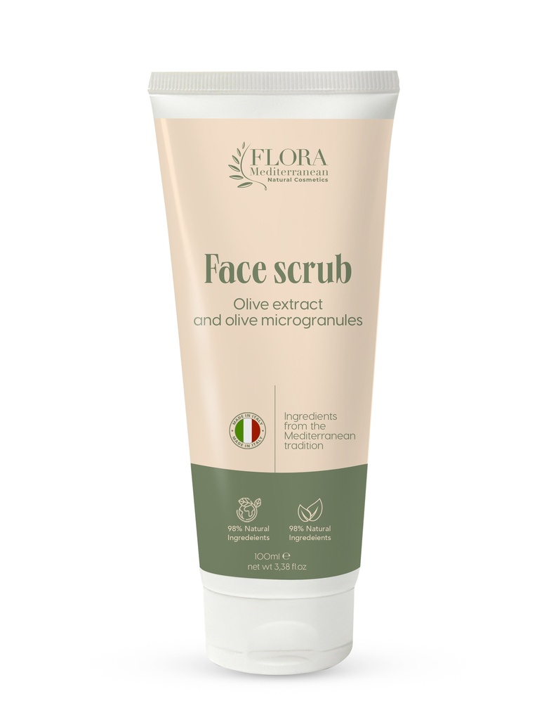 Face Scrub olive extract and olive microgranules 100 ml (3.38 fl.oz)