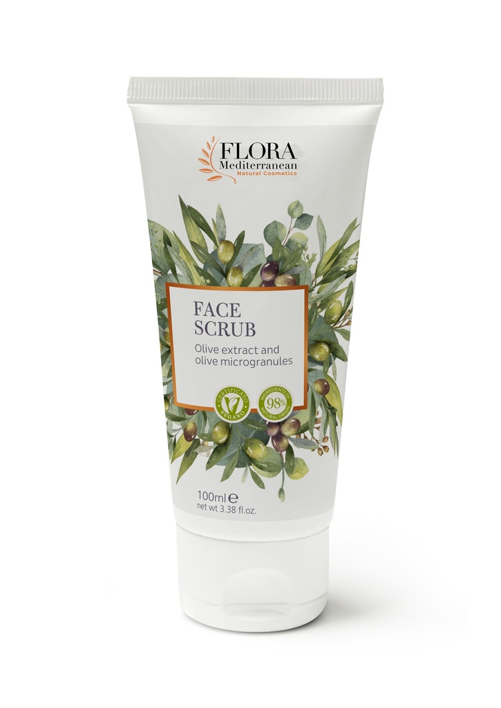 Face scrub with olive oil and extract 100 ml