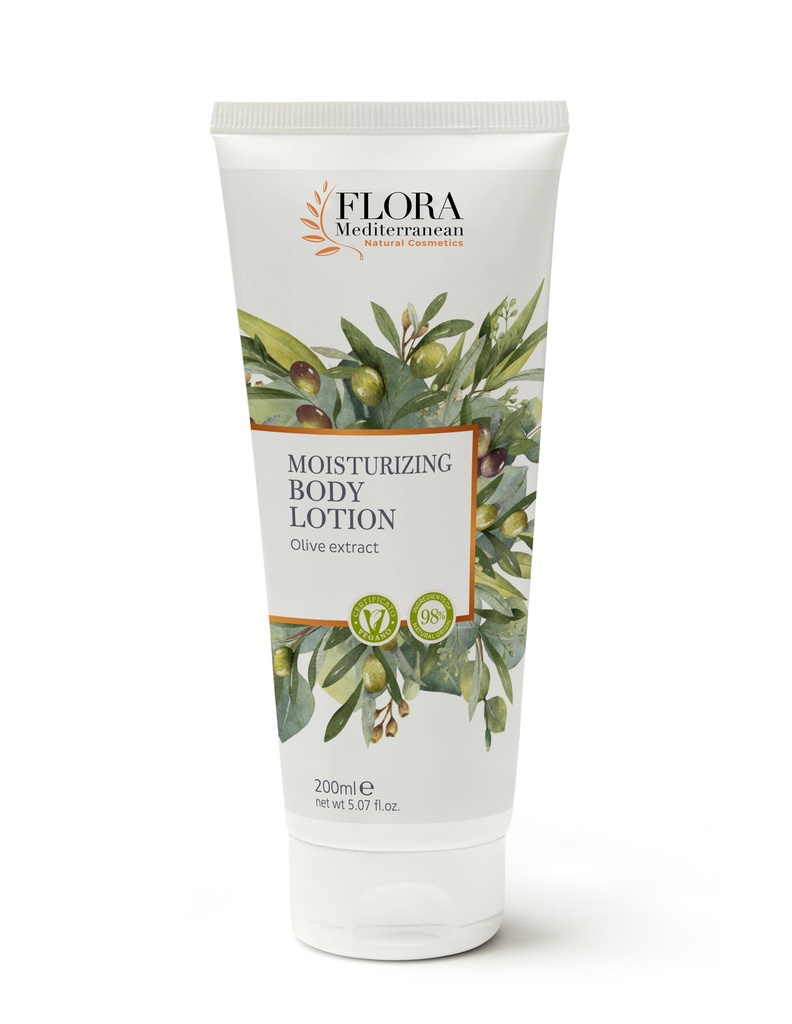 Moisturizing body lotion with olive extract 200 ml