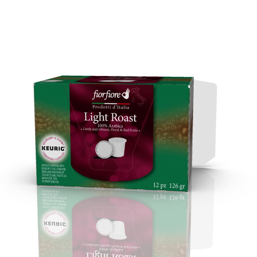 Fiorfiore Light Roast K-CUP pods, 12 pcs 4.40 oz (126 g)