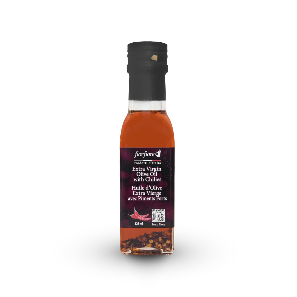 Extra virgin Olive Oil flavoured with chilli pepper and spice 125 ml (4.2 OZ)
