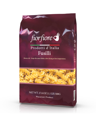 Fusilli Pasta bronze dyed 500 g (17.5 OZ)