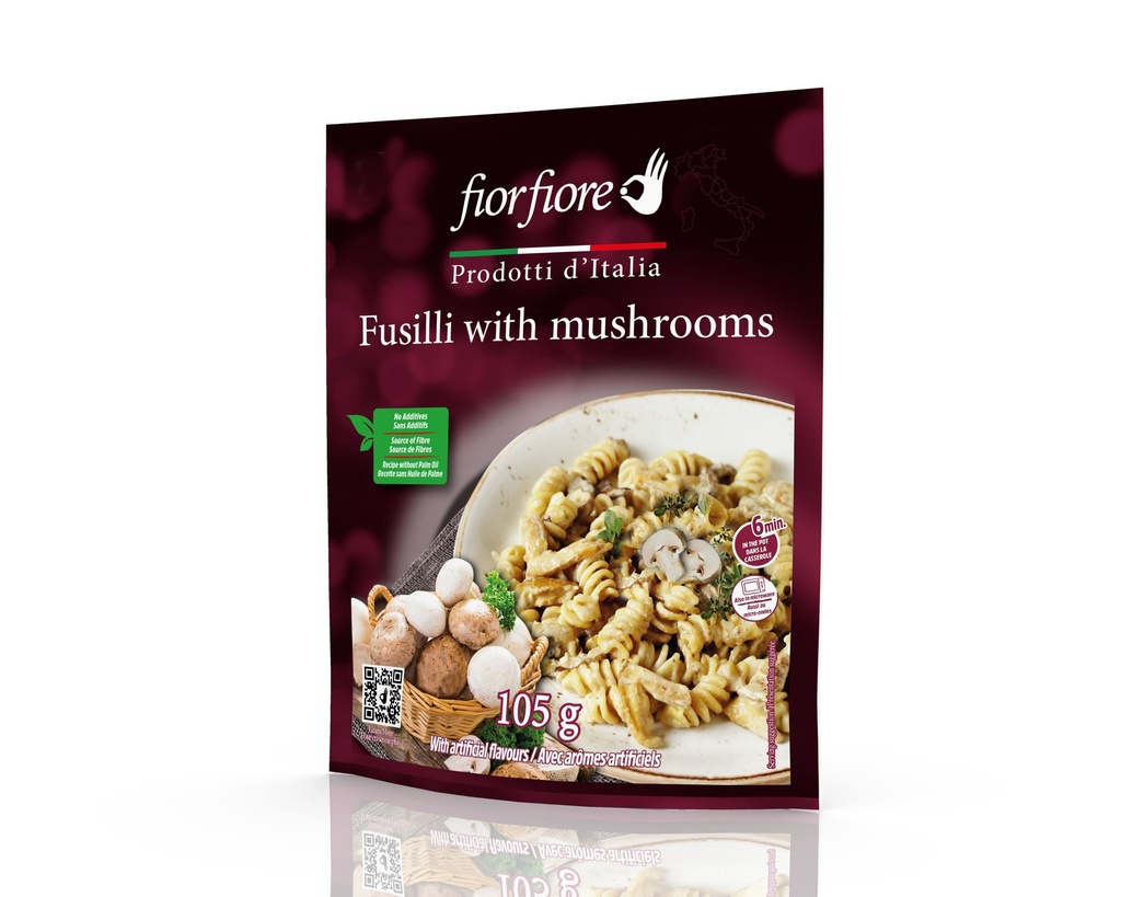 Fiorfiore Fusilli with Porcini Mushrooms 3.7 oz