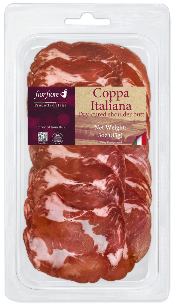 [US2000102] Fiorfiore Sliced Italian Coppa 3 oz