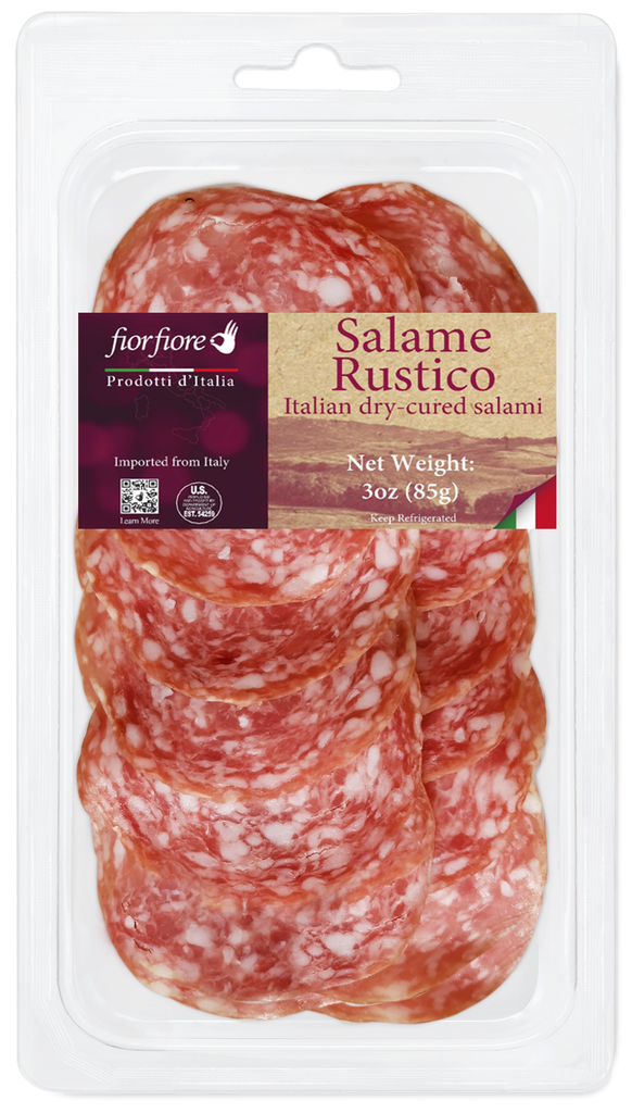 Fiorfiore Sliced Rustic Salami 3 oz