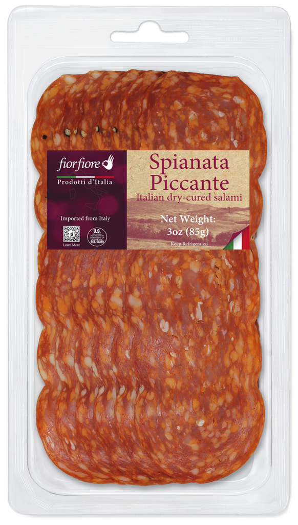 [US2000104] Fiorfiore Sliced Hot Spianata 3 oz