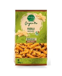 [US2101132] Vivi Verde Organic whole wheat Fusilli bronze dyed 500 g (17,637 oz)