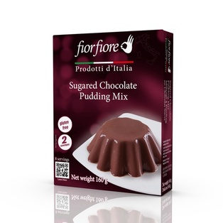 Fiorfiore Chocolate Pudding Mix 160 g (5.6 OZ)