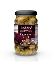 [US2000072] Fiorfiore Eggplant Fillets in Oil 370 ml (12.5 OZ)