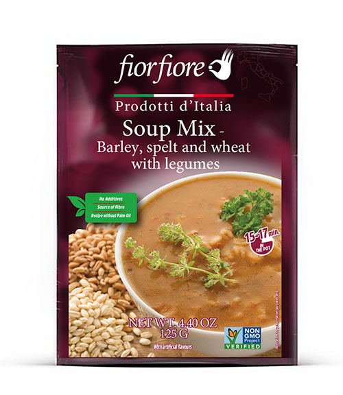 Fiorfiore Spelt soup with legumes 125 g (4.41 OZ)