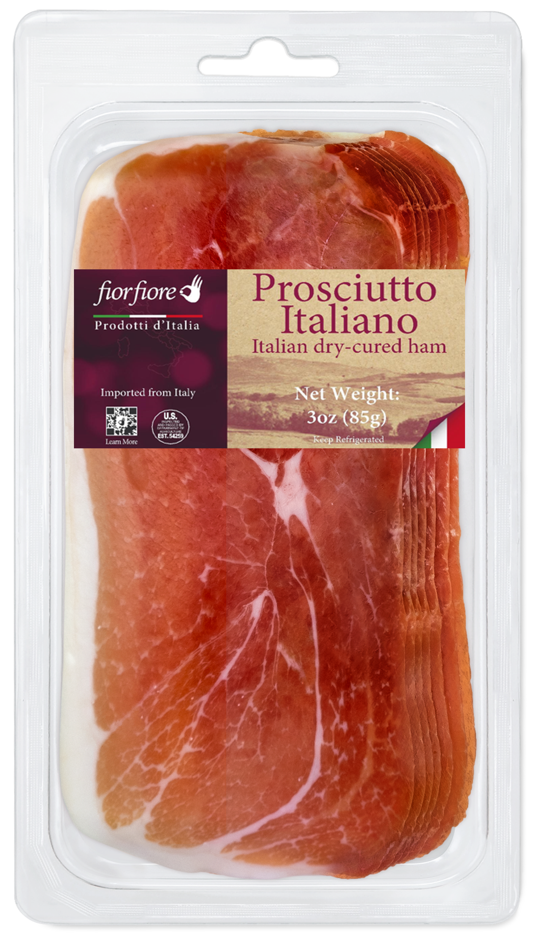 Fiorfiore Prosciutto Italiano 3 oz