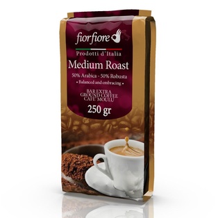 Fiorfiore Ground Coffee Medium Roast, 8.8 oz (250 g)