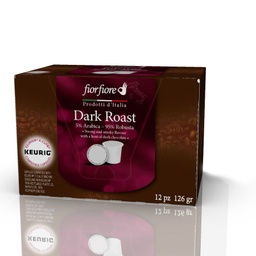 [US2101807] Fiorfiore Dark Roast K-CUP pods, 12 pcs 4.4 oz (126 g)