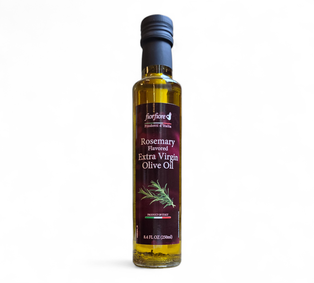 Fiorfiore Extra virgin Olive Oil flavored with rosemary and spice 8.4 oz